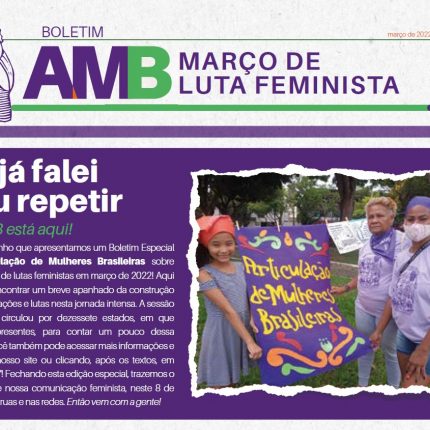 Boletim AMB Especial: Março de Luta Feminista!
