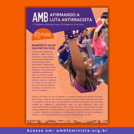 Manifesto AMB – Julho das Pretas 2023
